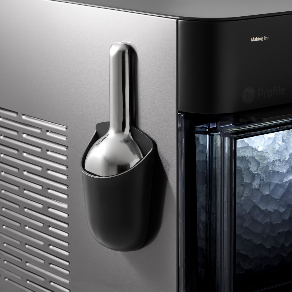 GE Profile™ Opal™ 2.0 Ultra Nugget Ice Maker Ice Scoop with Magnetic Scoop Holder - Black Stainless
