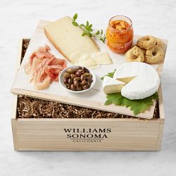 Williams Sonoma Italian Antipasti & Cheese Gift Crate