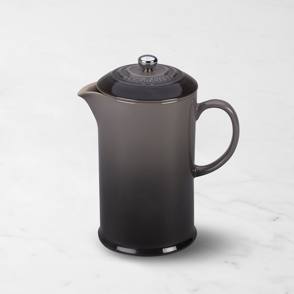 Le Creuset Café Stoneware French Press - Oyster