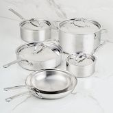 Hestan ProBond Luxe Professional Clad Stainless-Steel 10-Piece Cookware Set Simolary simolary.com 13