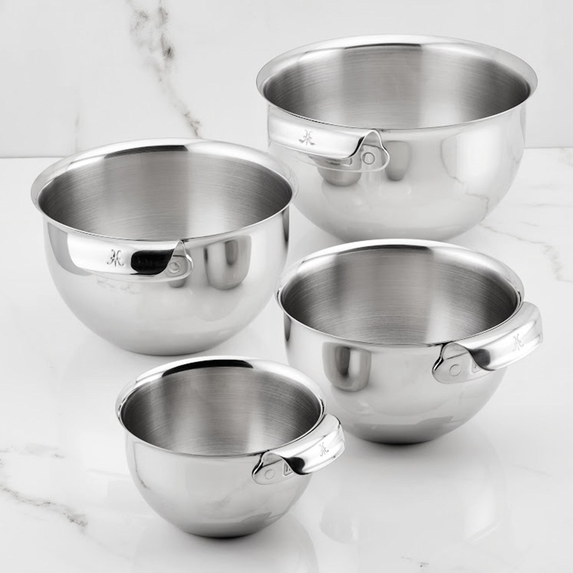 Hestan Stainless-Steel Mixing Bowls, Set of 4 Simolary simolary.com