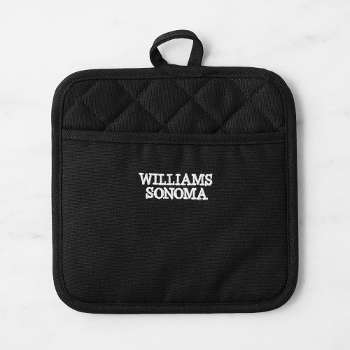 Williams Sonoma Ultimate Potholder, Black Canvas