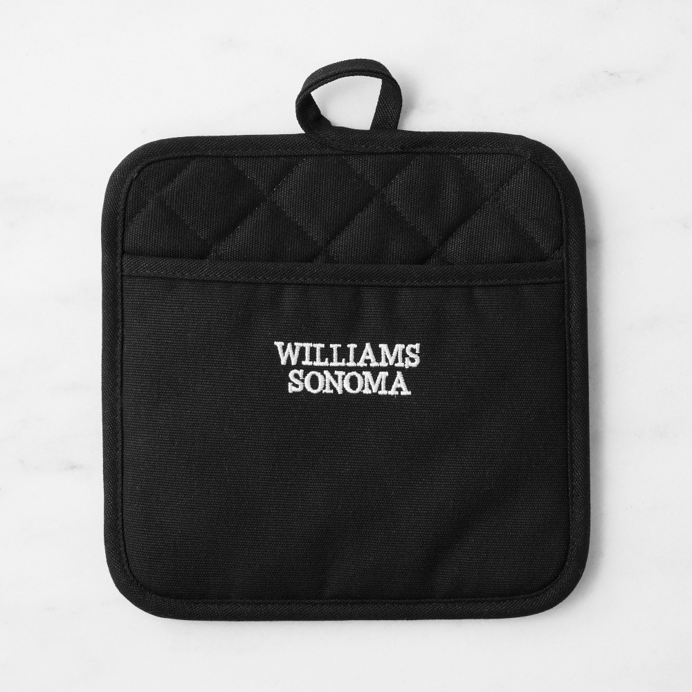Williams Sonoma Ultimate Potholder - Black Canvas