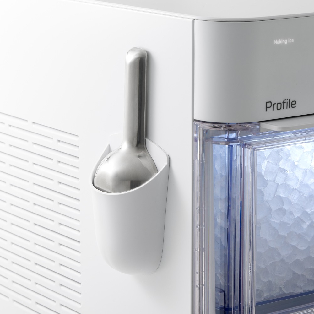 GE Profile™ Opal™ 2.0 Ultra Nugget Ice Maker Ice Scoop with Magnetic Scoop Holder - Stone White