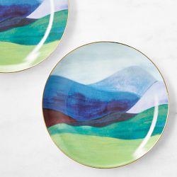 OPEN BOX:Sheila Bridges x Williams Sonoma Highlands Salad Plates, Set of 4