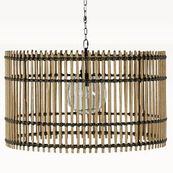 Sloane Outdoor Chandelier, Natural