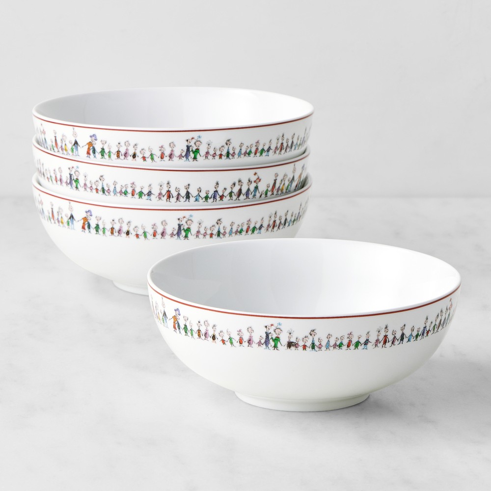 The Grinch™ Cereal Bowls, Mixed - Set of 4, Mixed