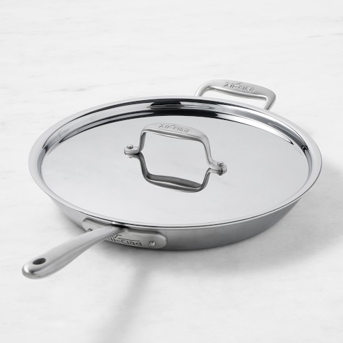 All-Clad Collective Stainless-Steel Fry Pan with Lid, 12″ Simolary simolary.com