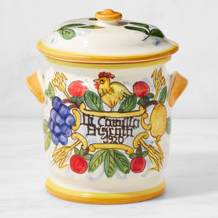 Florentine Rooster Biscotti Jar Gift | Williams Sonoma