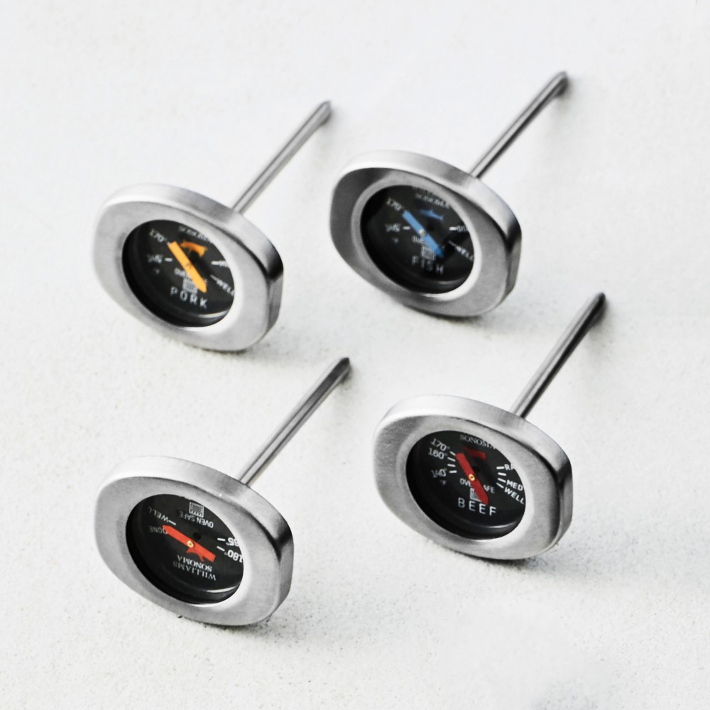 Williams Sonoma Outdoor Button Thermometer, Set of 4 - Set of 4