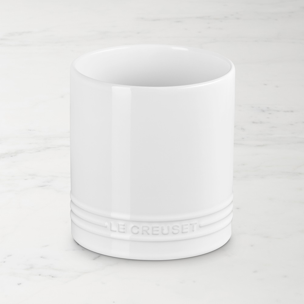 Le Creuset Stoneware Signature Utensil Crock - White