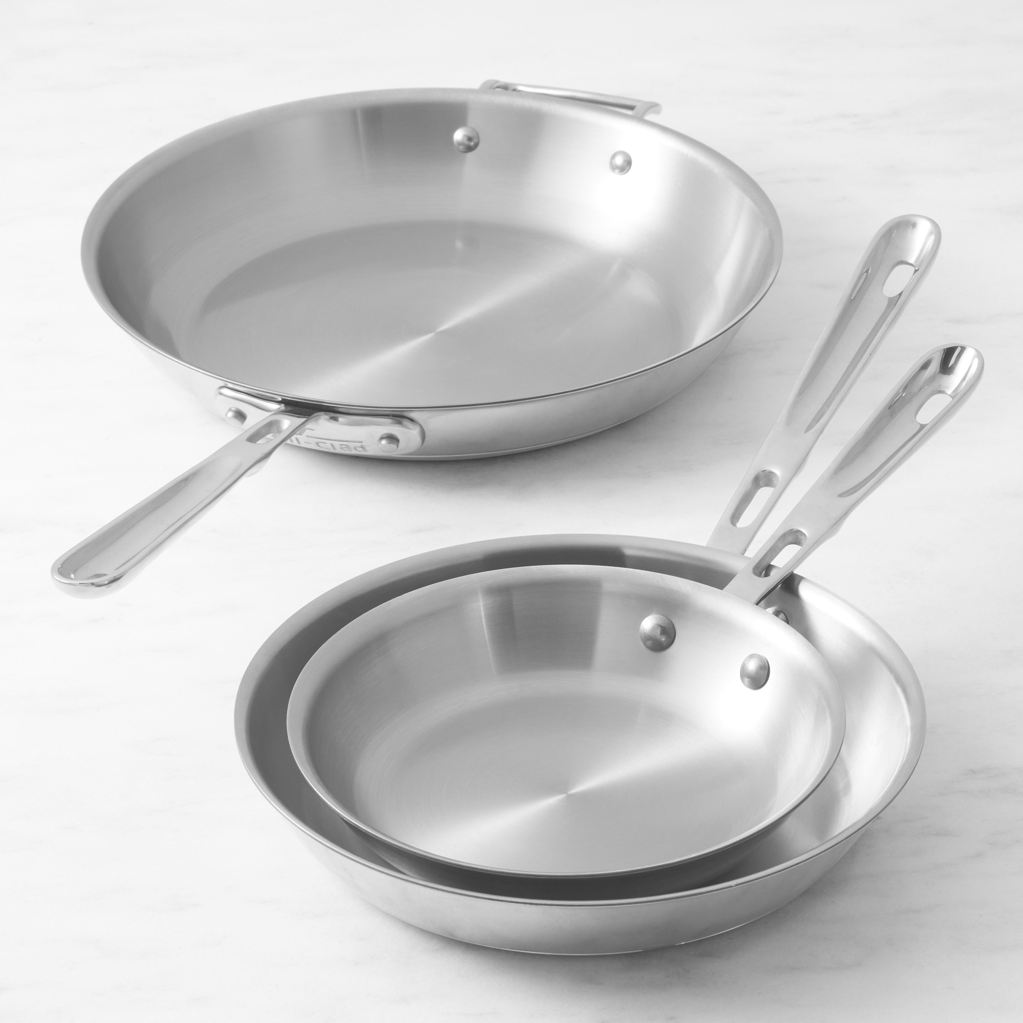 All-Clad Copper Core Fry Pan, Set of 3 Simolary simolary.com