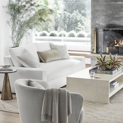 Faux Bone Rectangular Coffee Table (56")