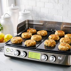 GreenPan™ Premiere Smoke-Less Grill &amp; Griddle with Ceramic Nonstick Coating