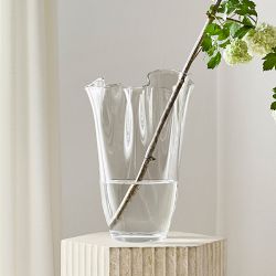 Ruffle Glass Vase