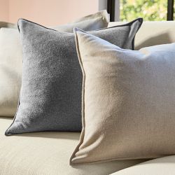 European Solid Cashmere Pillow Cover