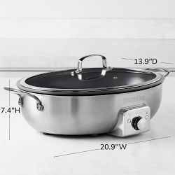 GreenPan™ Premiere Ceramic Nonstick Electric Everyday Oval Skillet