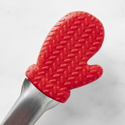 Red Mitten Novelty Silicone Tongs