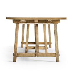 Jonathan Charles Sidereal French Laundry Extendable Rectangular Dining Table (97"-173")