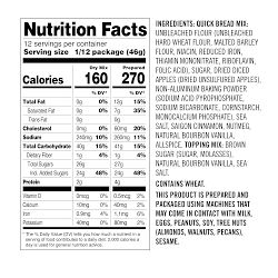 Williams Sonoma Quick Bread Mix, Caramel Apple Pie