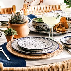 Recycled Glass Margarita Glasses, Set of 4