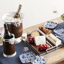 Marlo Thomas x Williams Sonoma Blue Floral Appetizer Plates