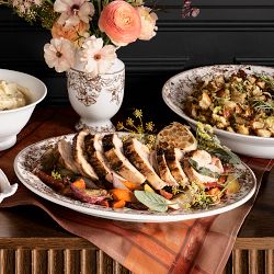 Plymouth Turkey Oval Platter