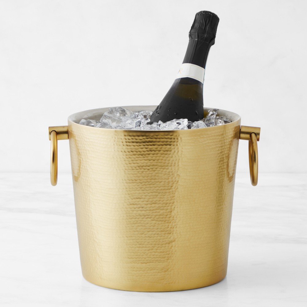 Williams Sonoma - Antique Brass Champagne Bucket