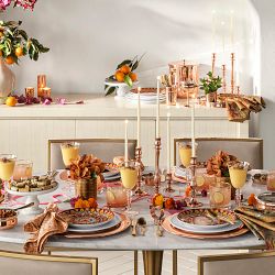 Antique Hammered Copper Charger