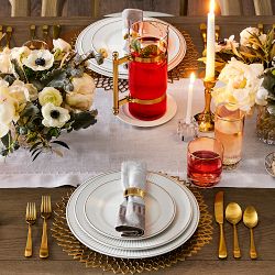 Antique Brass and Glass Pitcher