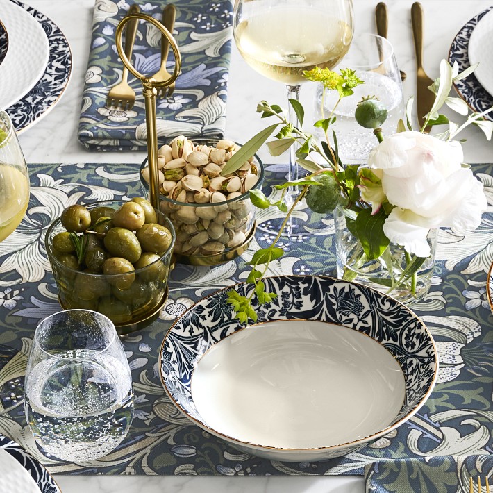 Morris & Co. Bluebell Pasta Bowls | Williams Sonoma