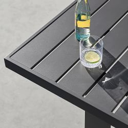 Santa Barbara Outdoor Metal Rectangular Dining Table (84")