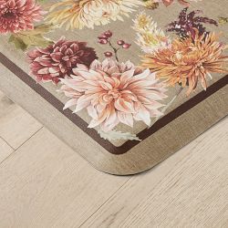 Happy Feet Harvest Bloom Cushioned Kitchen Mat