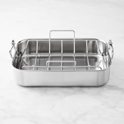 Hestan Provisions Brushed Stainless-Steel Classic Roaster with Rack