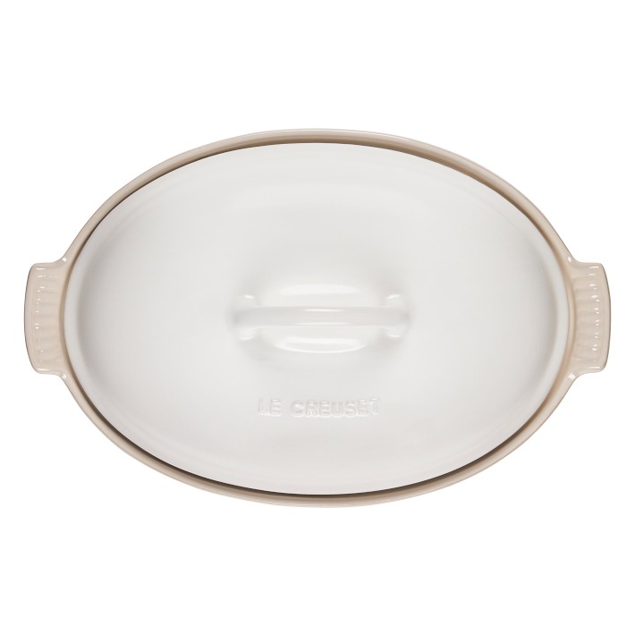 Le Creuset Heritage Stoneware Oval Covered Casserole Pan