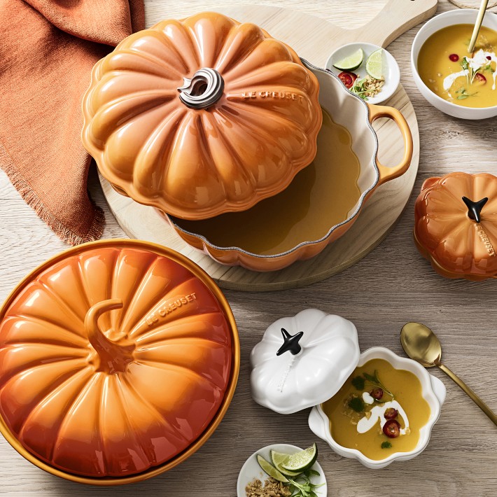 Le Creuset Stoneware Mini Pumpkin Cocotte | Williams Sonoma