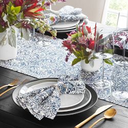 Morris &amp; Co. x Williams Sonoma Bluebell Table Runner