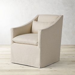 Prescott Slipcovered Dining Armchair