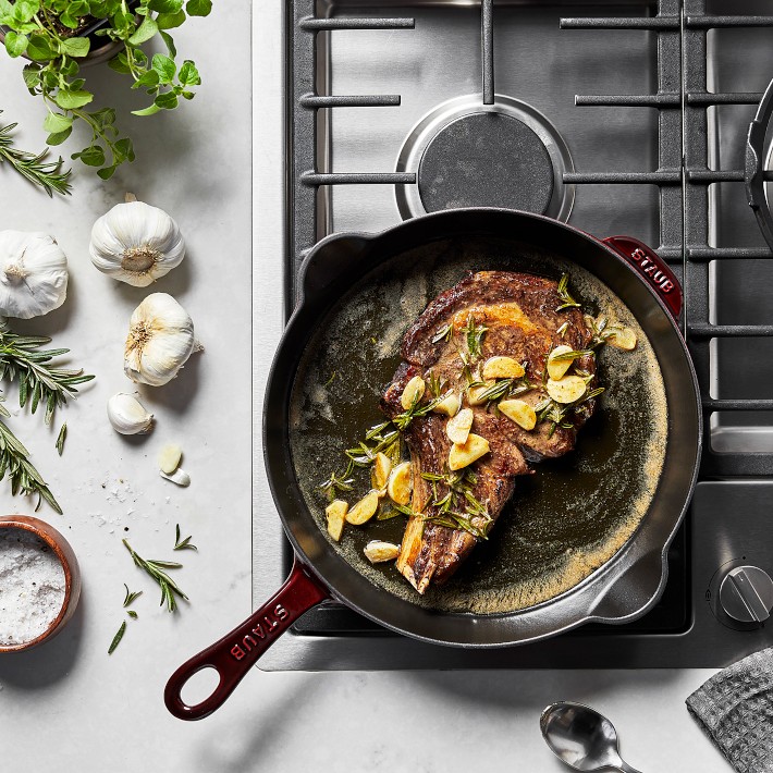 Staub Enameled Cast Iron Traditional Deep Skillet - 11-Inch