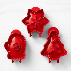 Williams Sonoma Holiday Hand Pie Molds, Set of 3