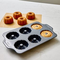 All-Clad Nonstick Pro-Release Mini Cake Pan, 6-Well