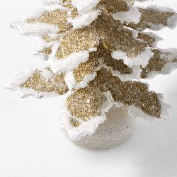 Champagne Shimmer Tabletop Trees