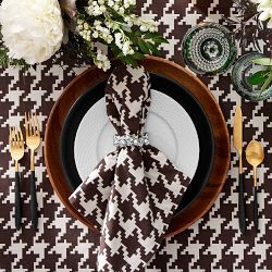Houndstooth Napkins, Set of 4