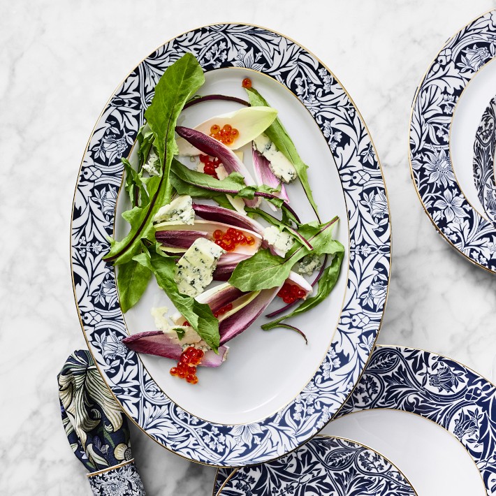 Morris & Co. x Williams Sonoma Oval Platter | Williams Sonoma