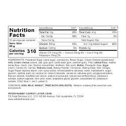 Peter Rabbit™ Four-Layer Carrot Cake, Serves 8-10