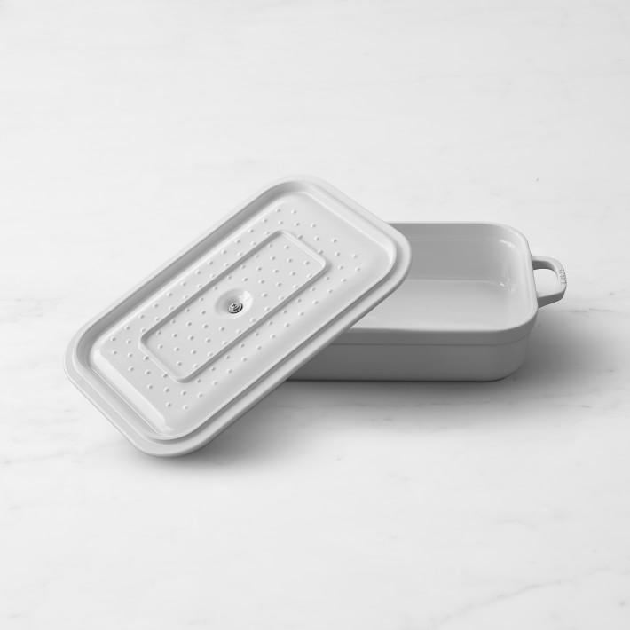 Staub Stoneware Rectangular Covered Baking Pan | Williams Sonoma