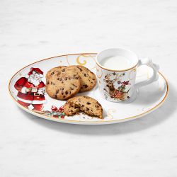 'Twas the Night Before Christmas Milk &amp; Cookie Plate