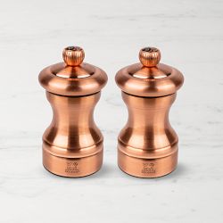 Peugeot Bistro Chef Copper Salt & Pepper Mills, 5"