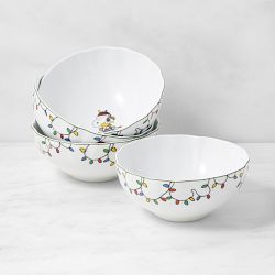 PEANUTS™ x Williams Sonoma Charlie Brown Christmas Cereal Bowls, Set of 4