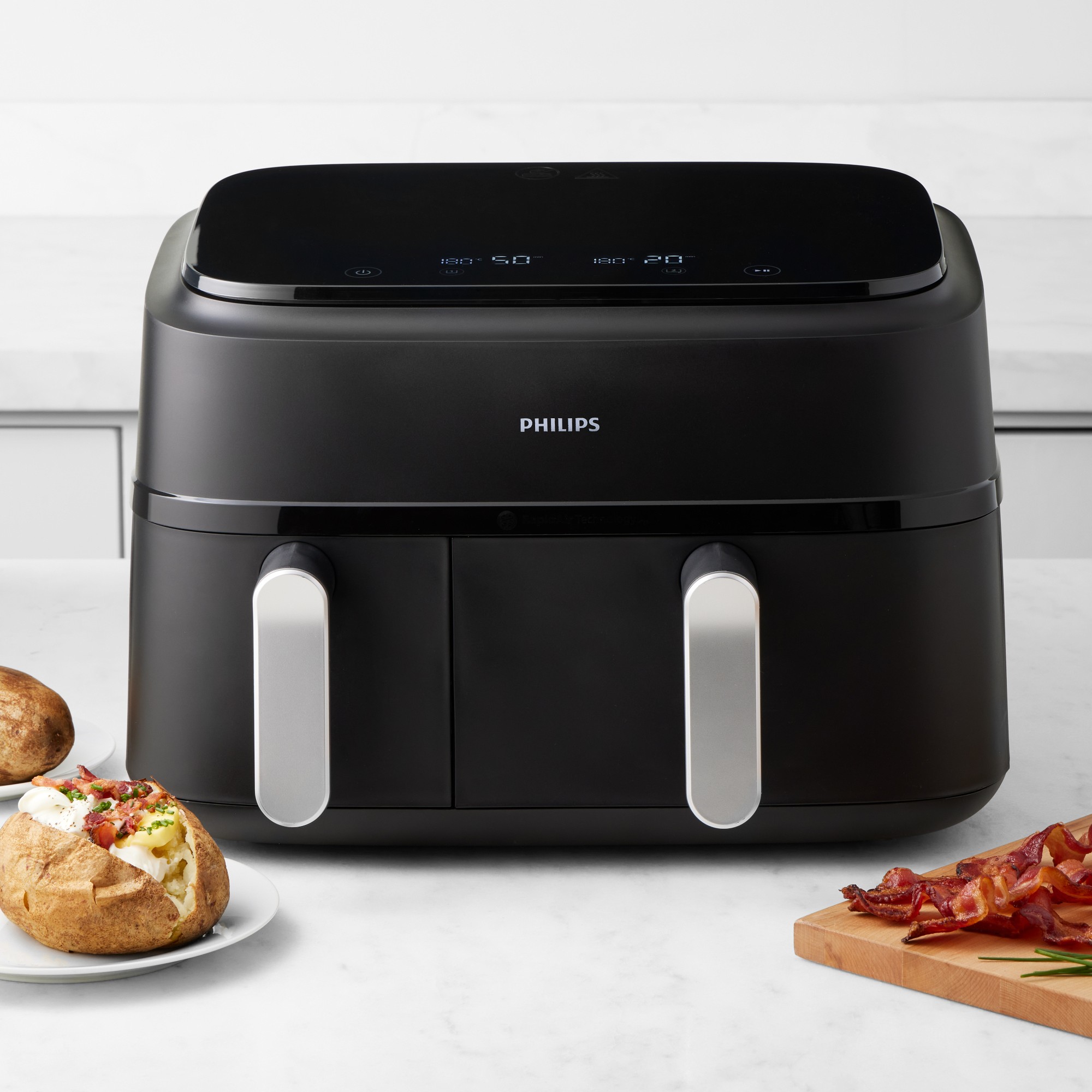Philips Airfryer 3000 Series Dual Basket Simolary simolary.com